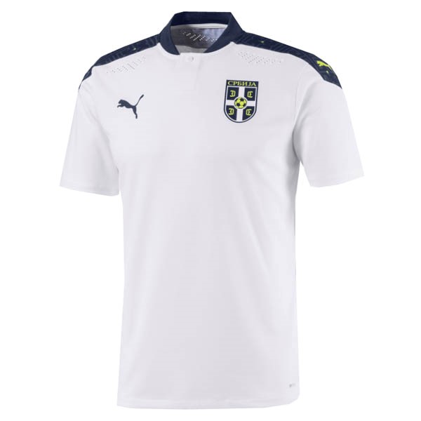 Camiseta Serbia Replica Segunda Ropa 2020 Blanco